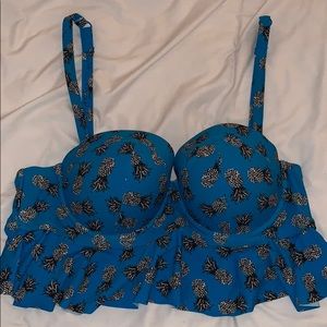 Torrid ruffle bikini top